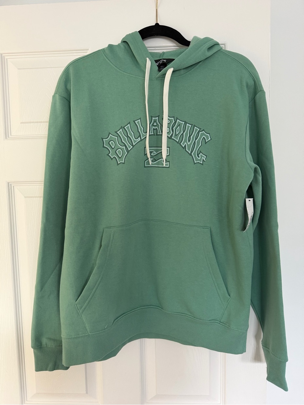Billabong Men's Green Hoodie Sweatshirt, new with tags